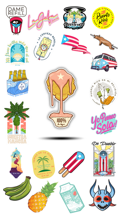 Stickers de Alta Calidad: Un Pedazo de Puerto Rico en Tus Manos