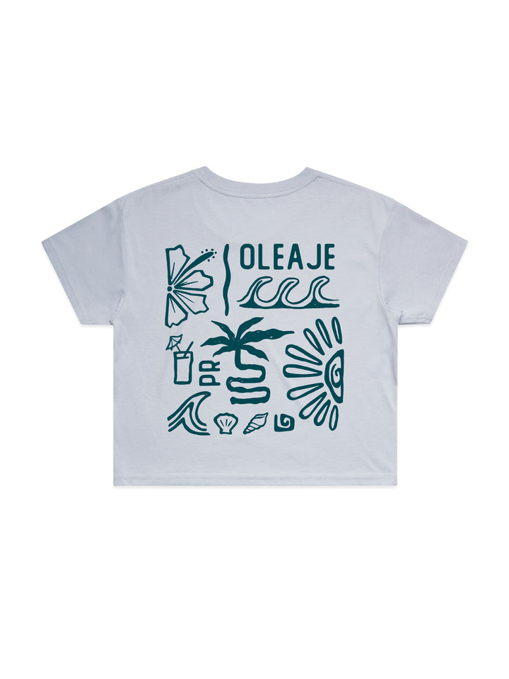 Mar Boricua - Crop Top