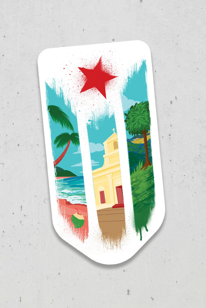 Bandera Naturaleza - Sticker