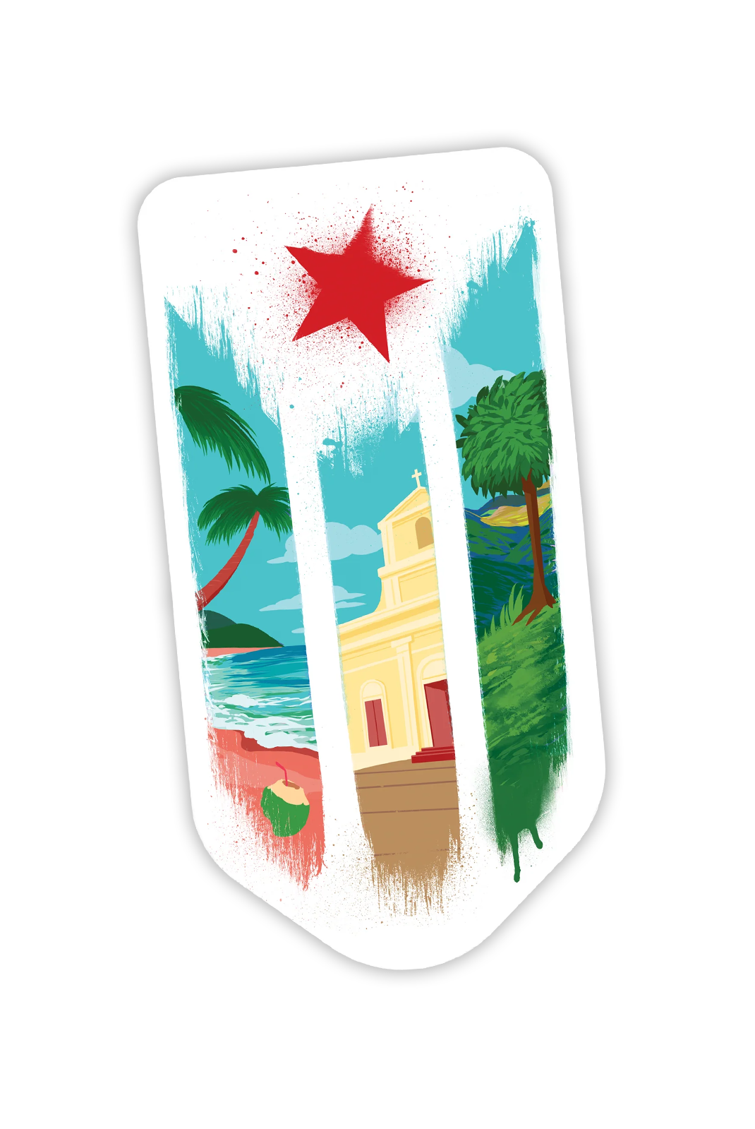 Bandera Naturaleza - Sticker