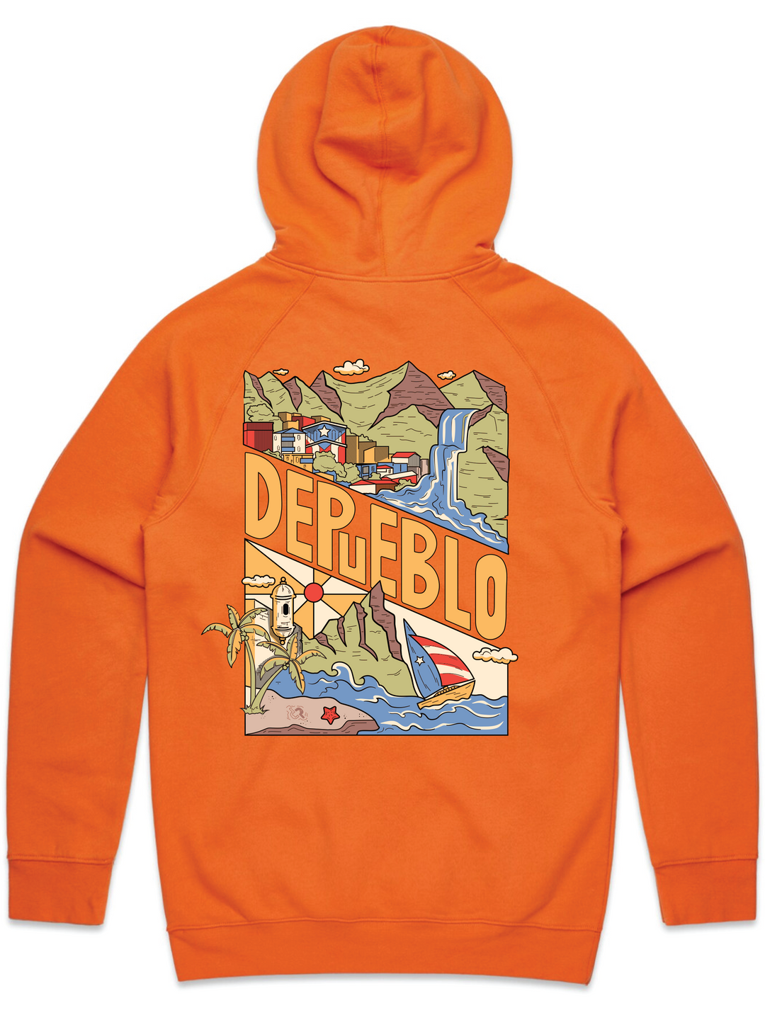 De Pueblo En Pueblo- Hoodie