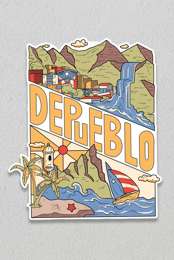 De Pueblo en Pueblo - Sticker