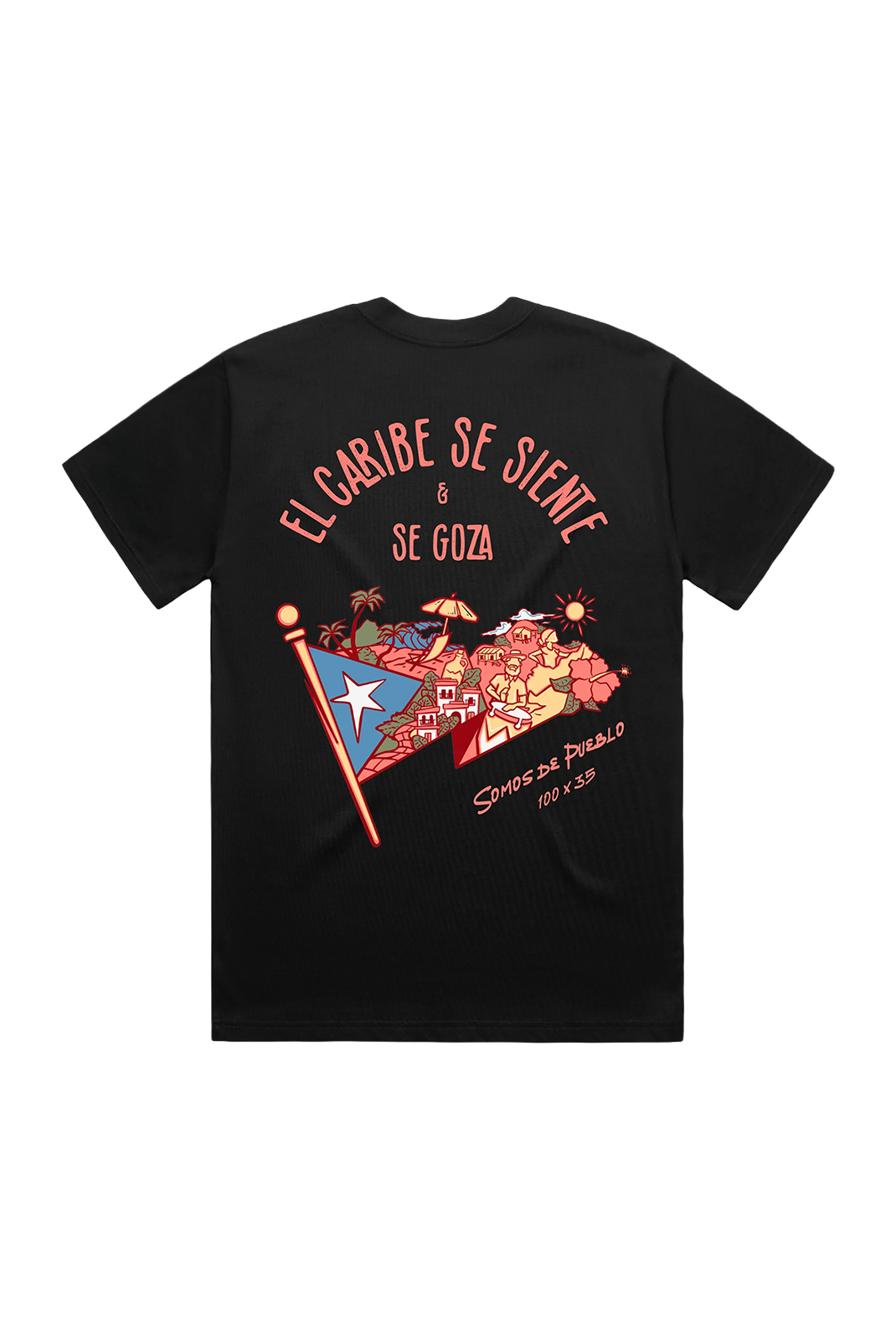 El Caribe Se Siente - Oversized Heavy Tee