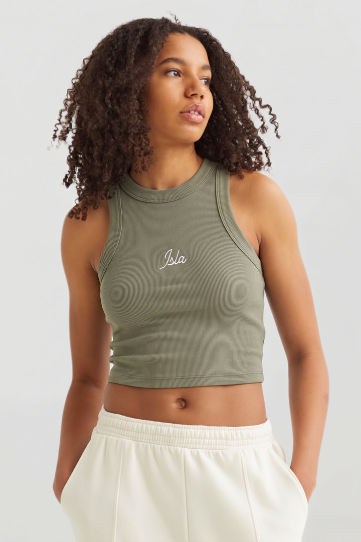 Isla PR - Rib Crop Tank