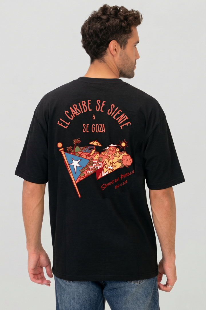 El Caribe Se Siente - Oversized Heavy Tee