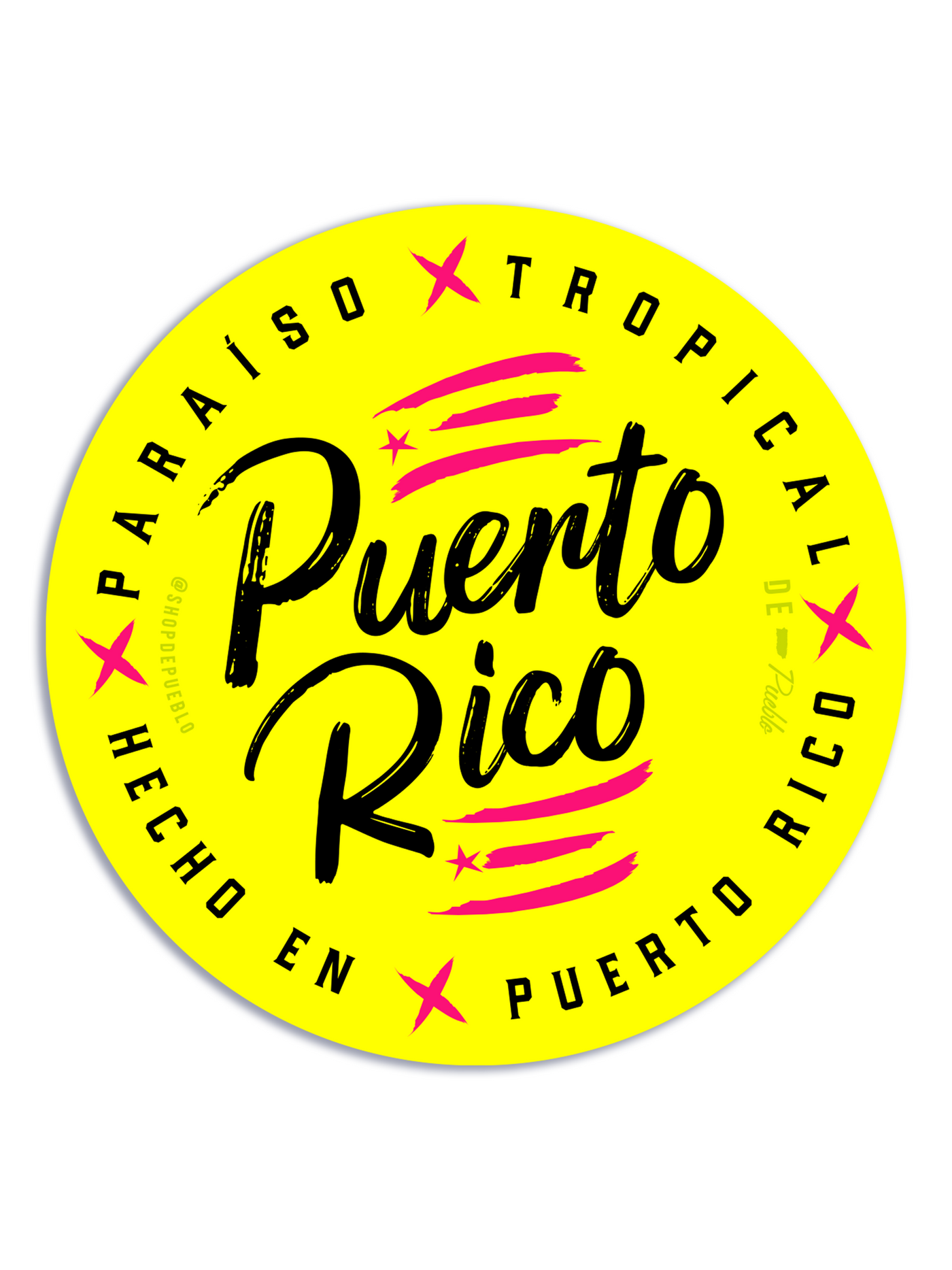 Hecho En Puerto Rico - Sticker