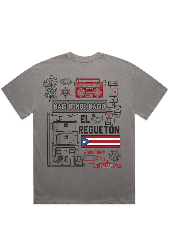 Nací Donde Nació el Reguetón- Oversize Heavy Tee