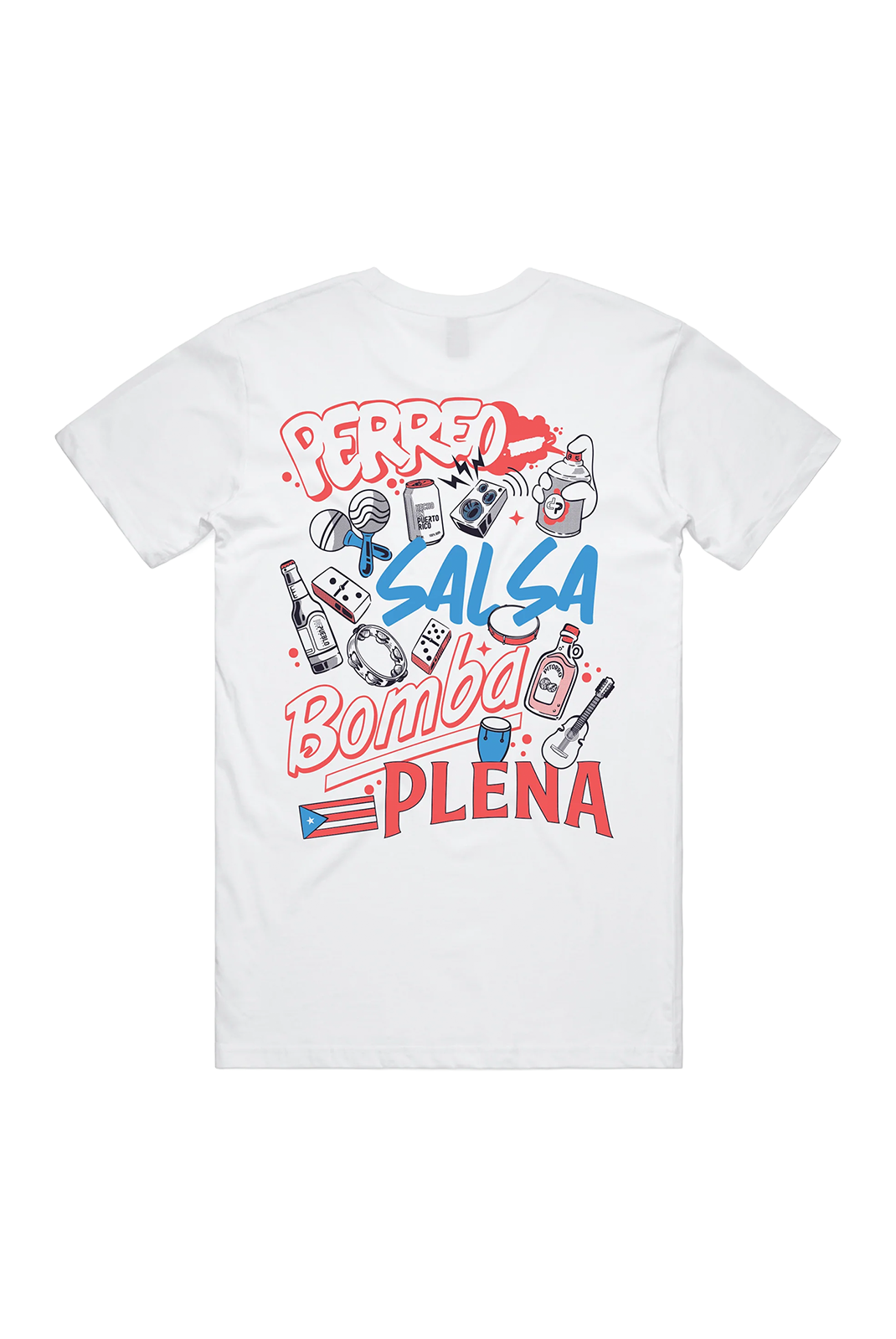 Perreo Salsa Bomba Plena - T-Shirt