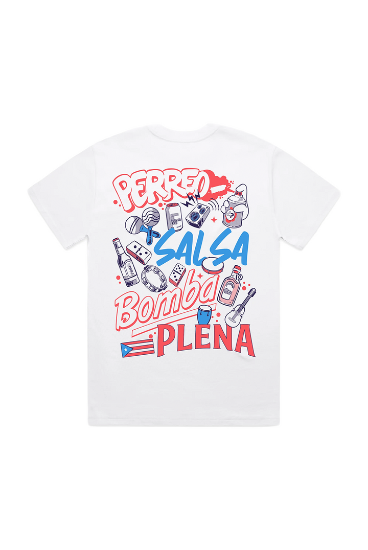 Perreo Salsa Bomba Plena - Oversized Heavy Tee