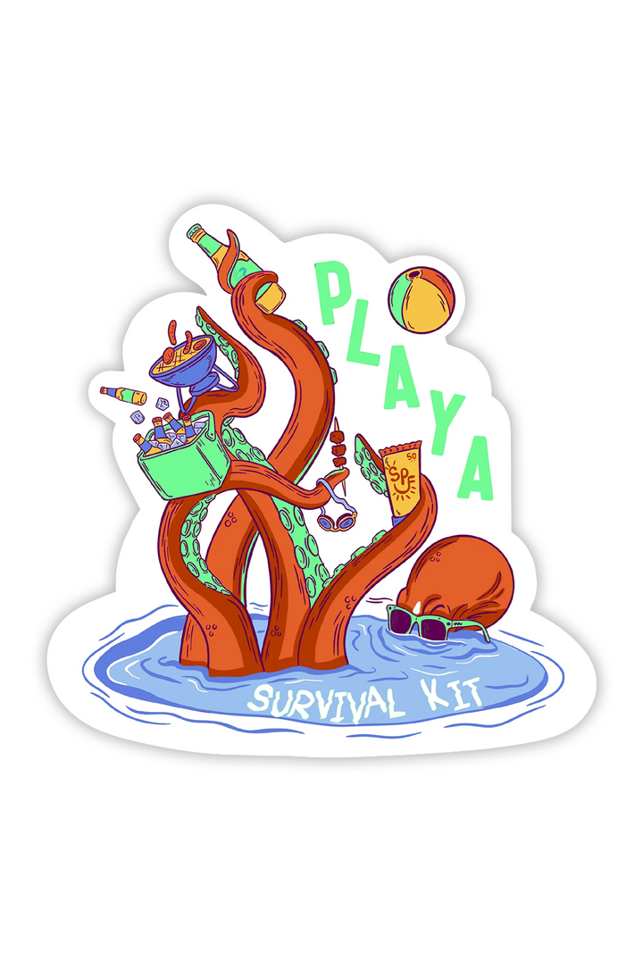 Playa Survival Kit - Sticker