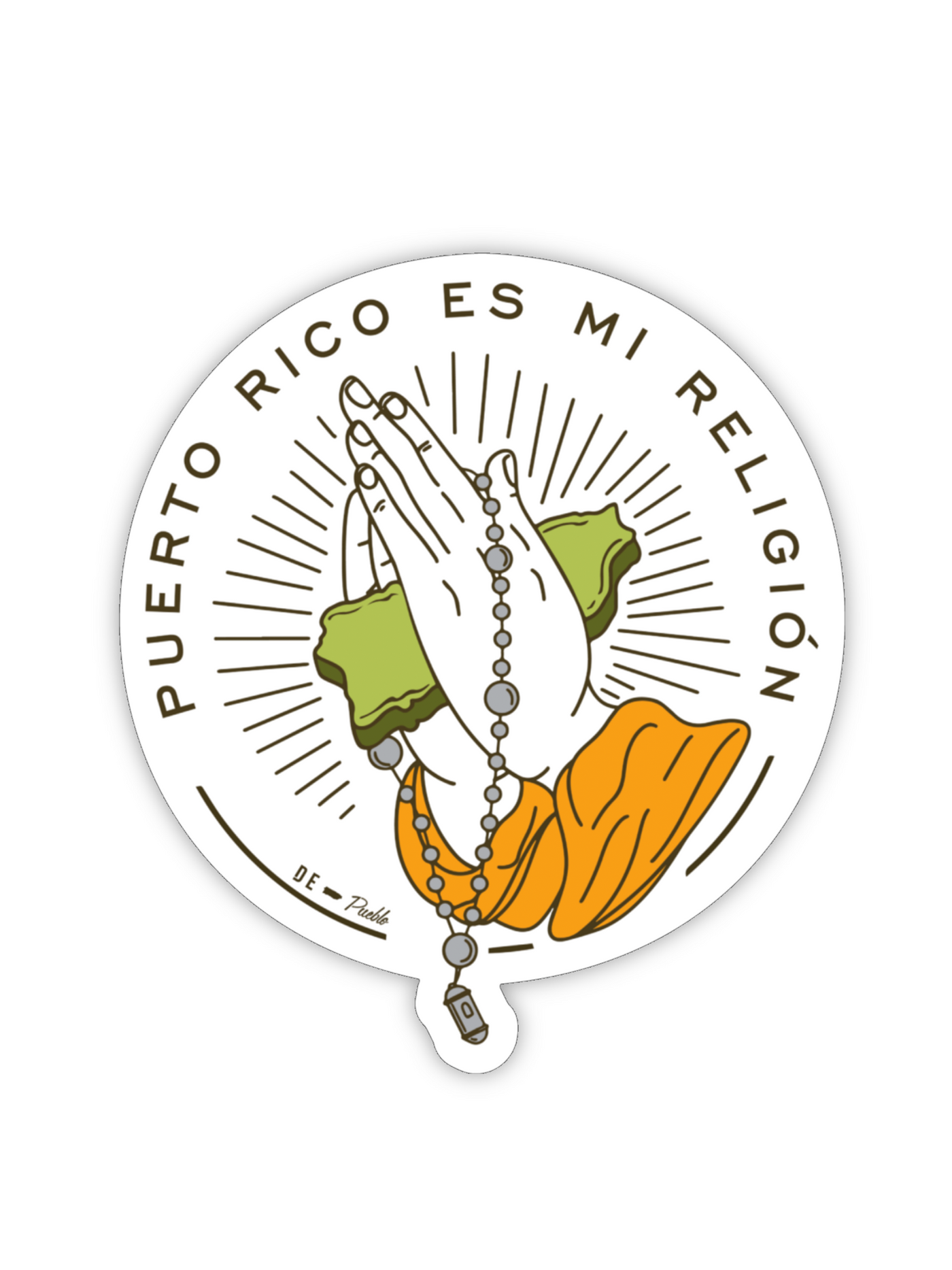 Puerto Rico Es Mi Religion - Sticker