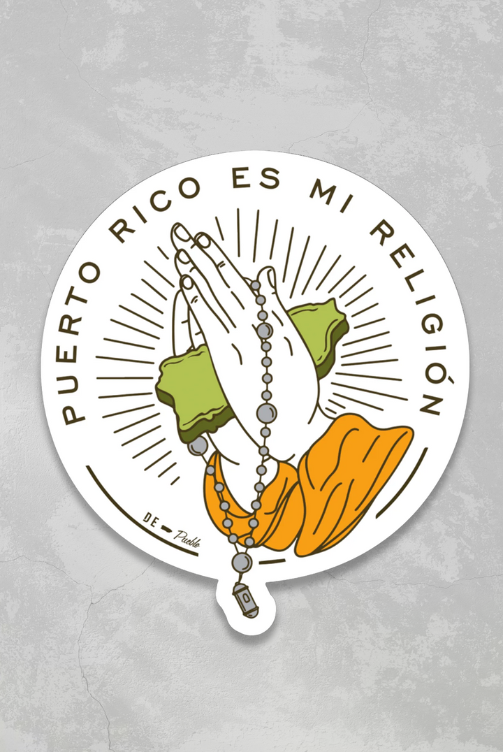 Puerto Rico Es Mi Religión - Sticker