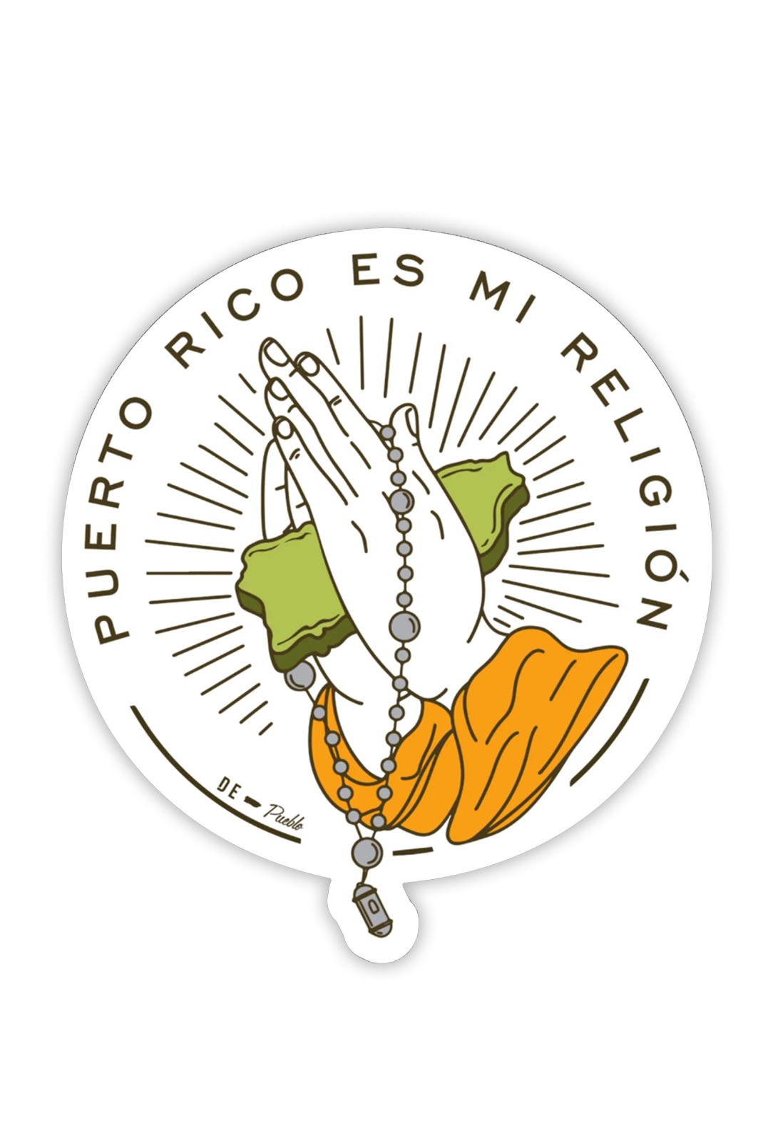 Puerto Rico Es Mi Religión - Sticker
