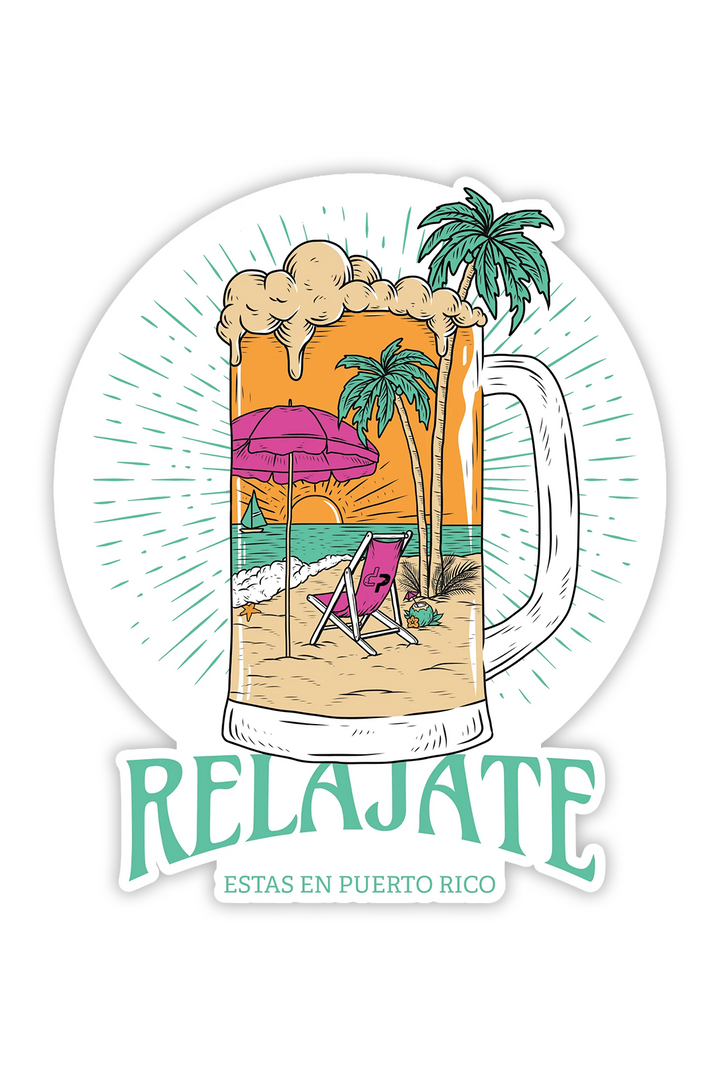Relájate - Sticker