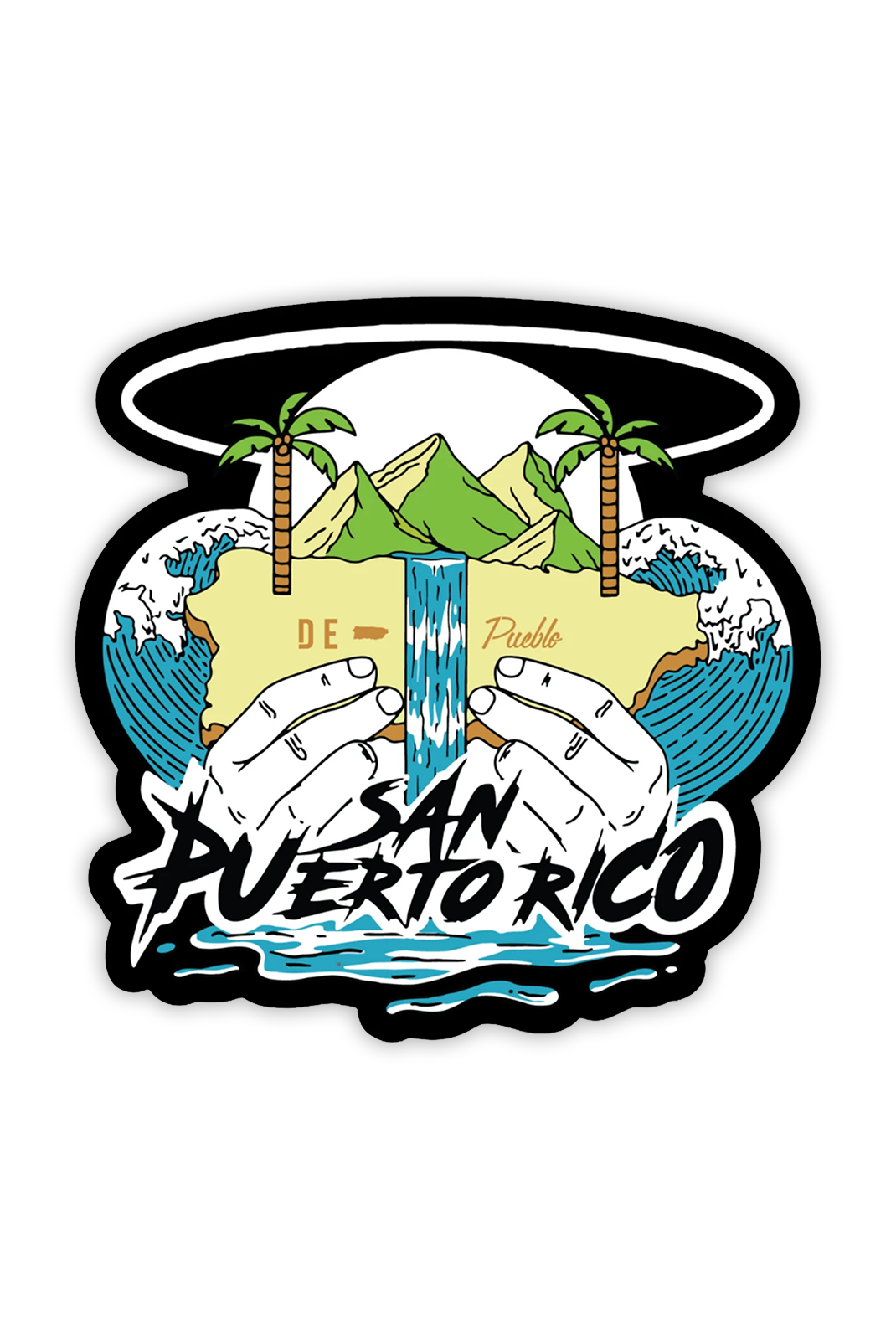 San Puerto Rico - Sticker