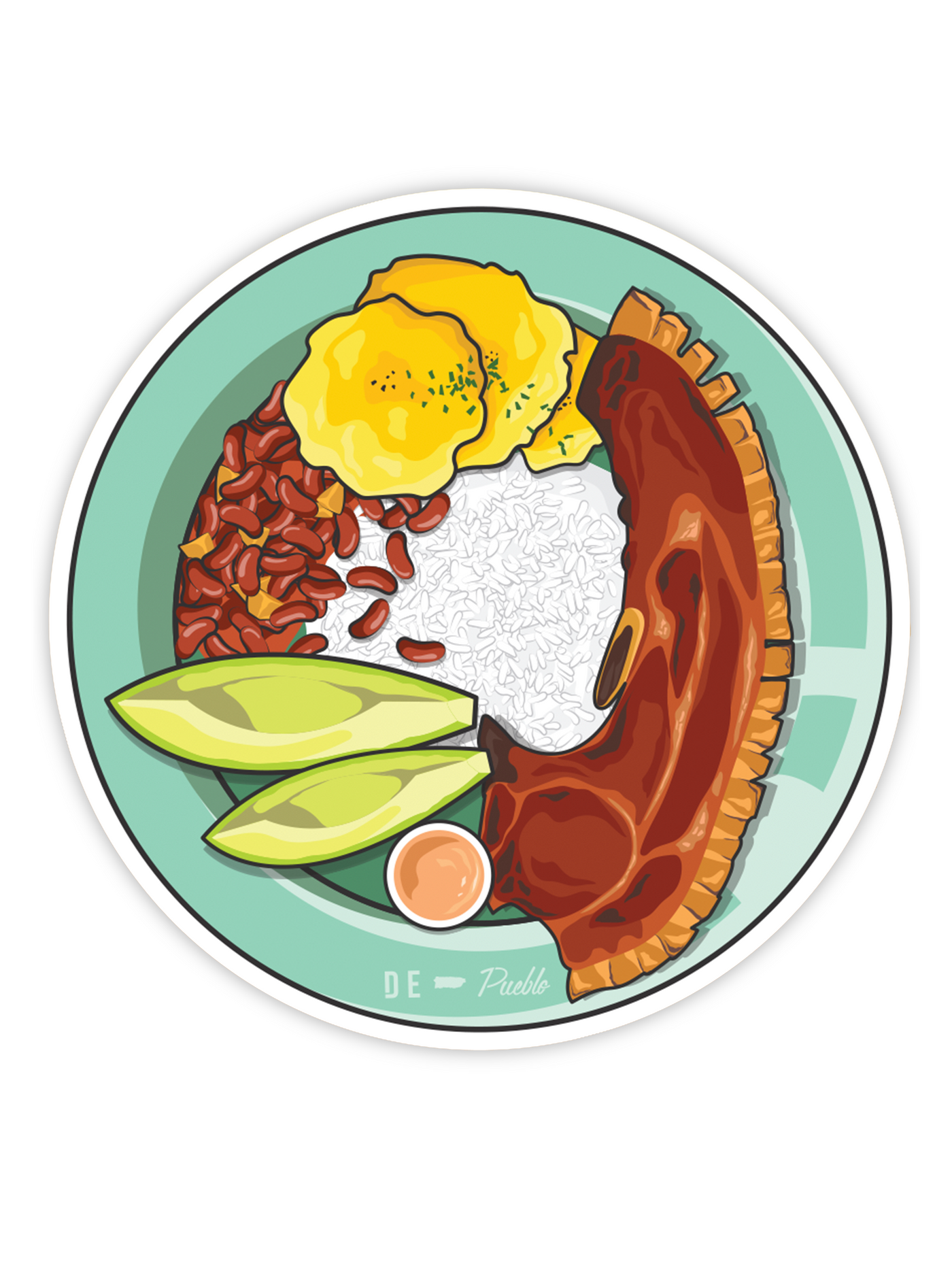 Comida Criolla - Sticker