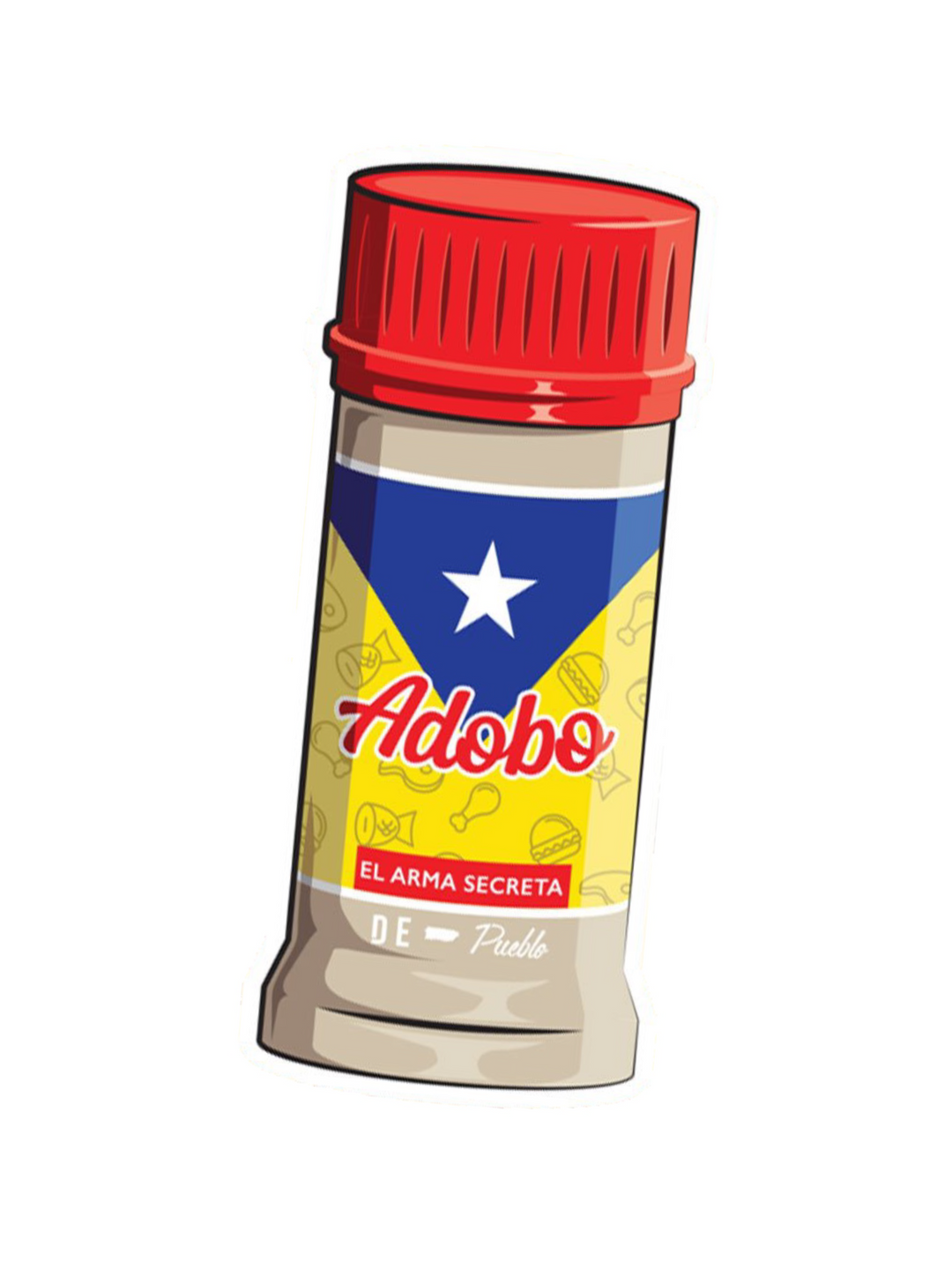Adobo Sticker Pegatinas (Stickers) - De Pueblo Puerto Rico