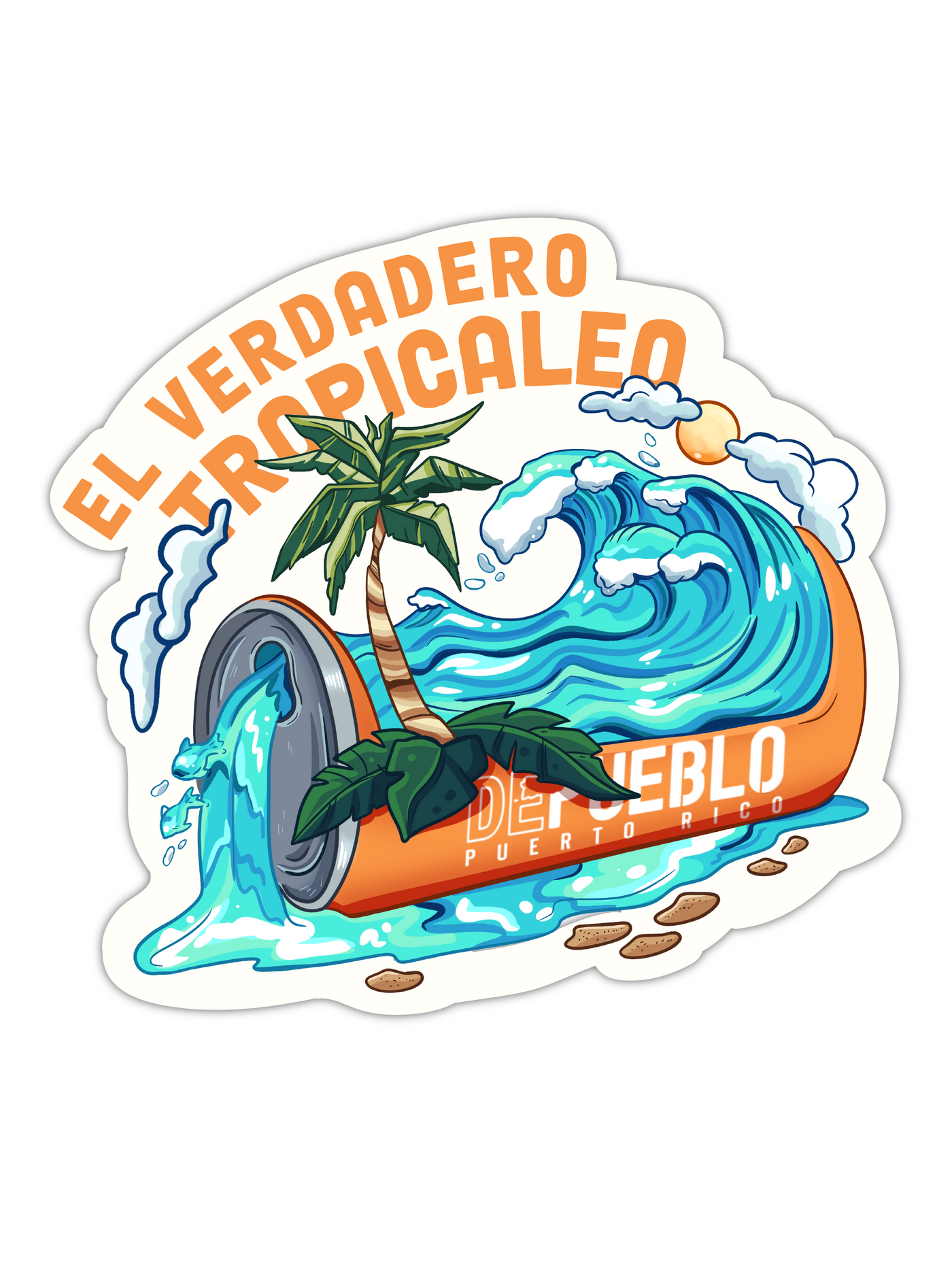El Verdadero Tropicaleo - Sticker