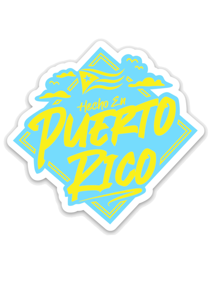 Hecho En Puerto Rico - Sticker