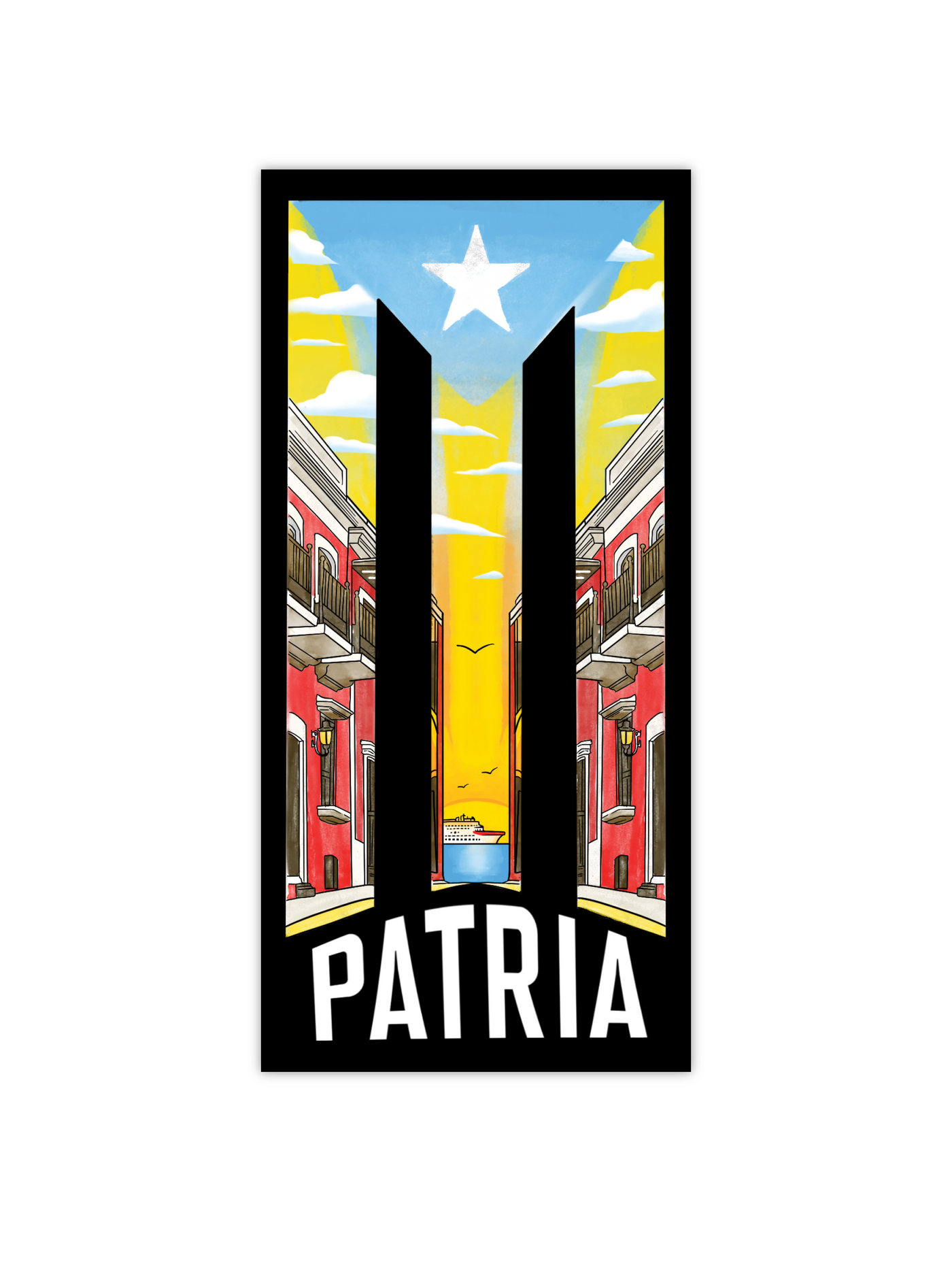 Bandera Patria - Sticker