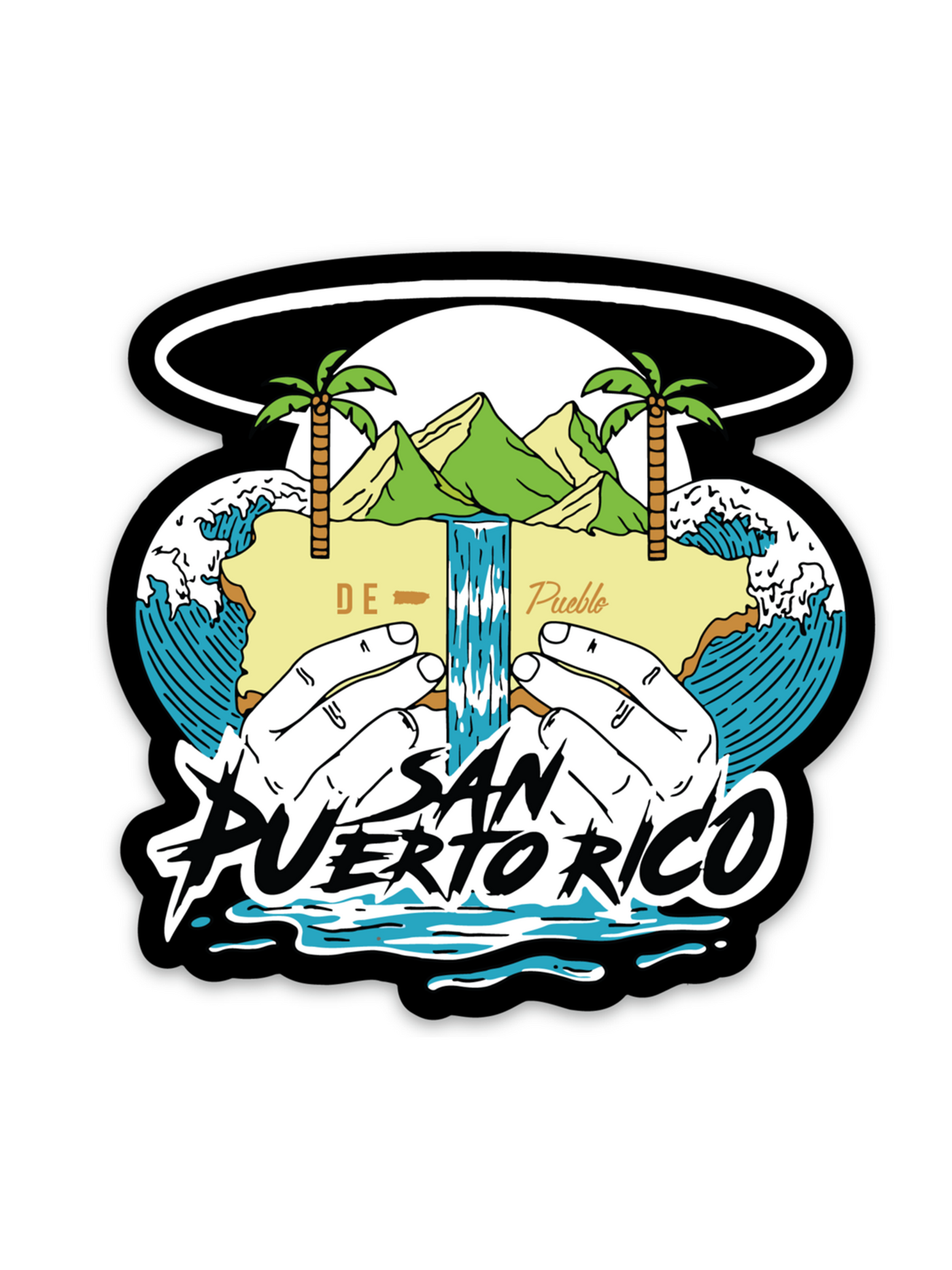 San Puerto Rico - Sticker