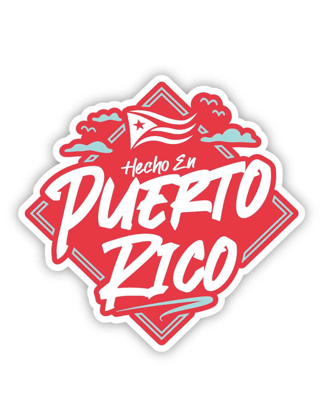 Hecho En Puerto Rico - Sticker