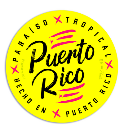Hecho En Puerto Rico - Sticker