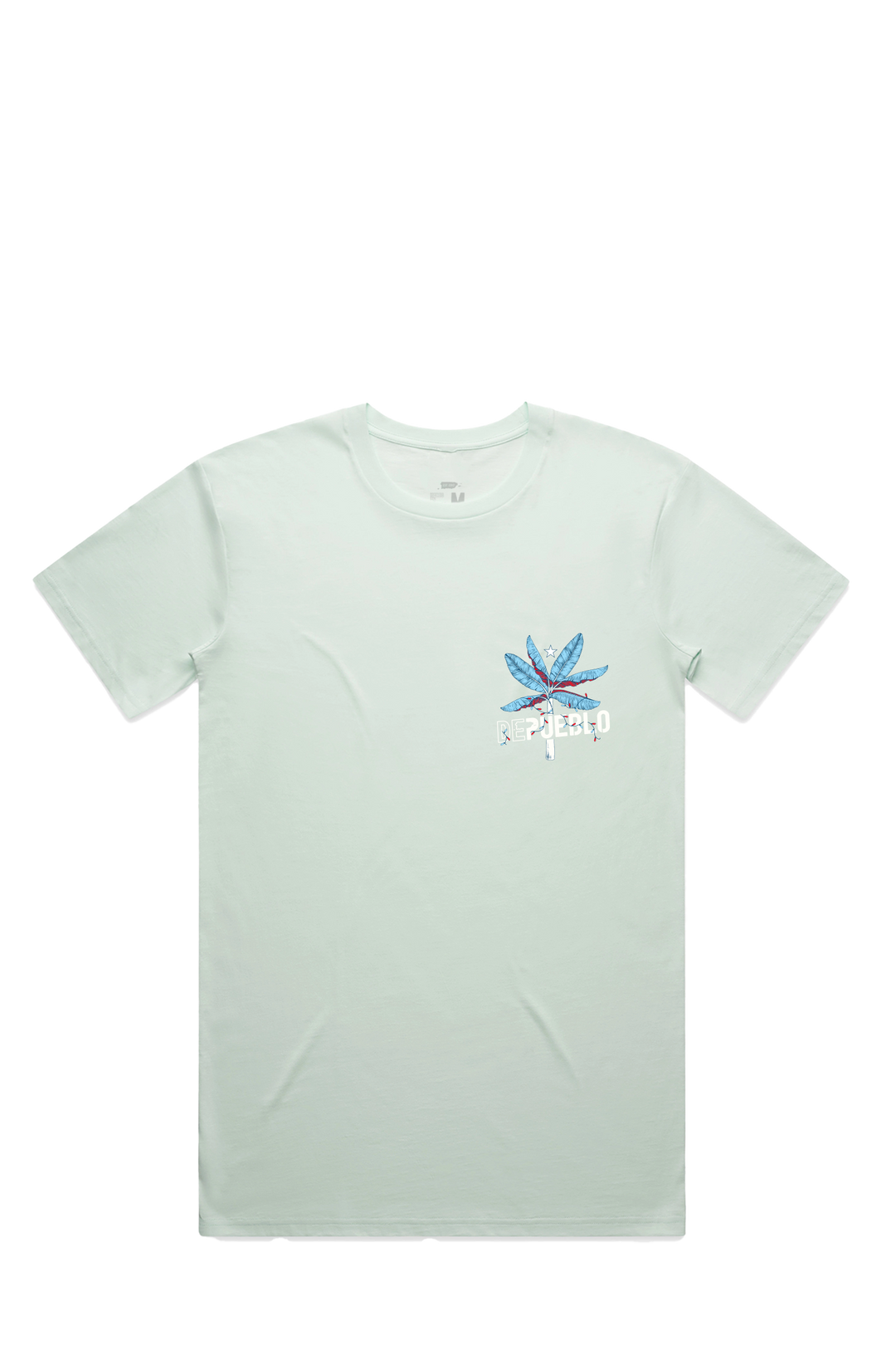 Las Mejores Navidades son en Puerto Rico - Men's Long Sleeve Crew Neck T-Shirt - Seafoam | De Pueblo