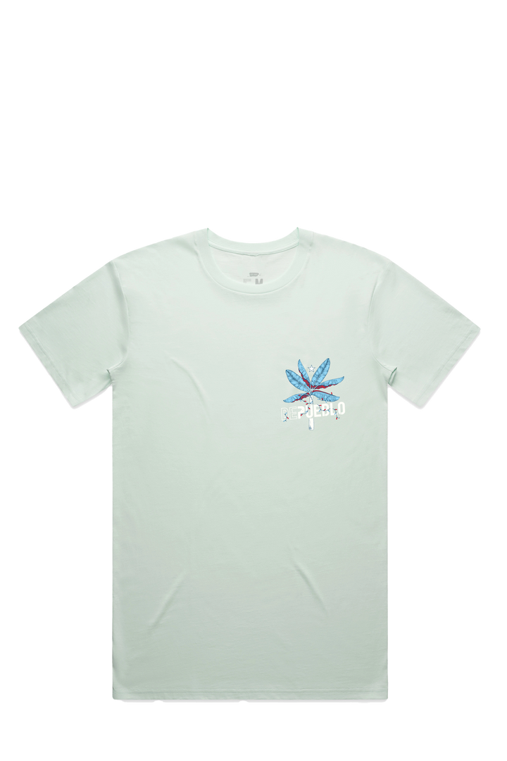 Las Mejores Navidades son en Puerto Rico - Men's Long Sleeve Crew Neck T-Shirt - Seafoam | De Pueblo